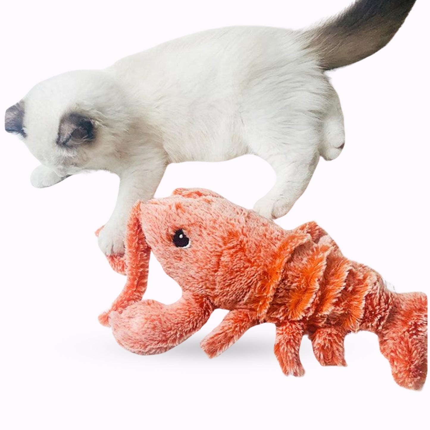 Pet Cavern™ Electric Jumping Shrimp Cat Toy