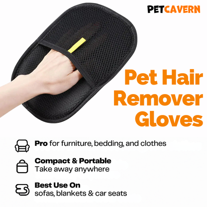 Pet Cavern™ Grooming Gloves