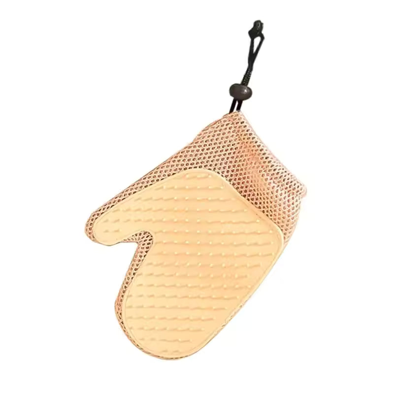 Pet Cavern™ Soft Silicone Double Sided Pet Grooming Glove Pet Cleaning Collection