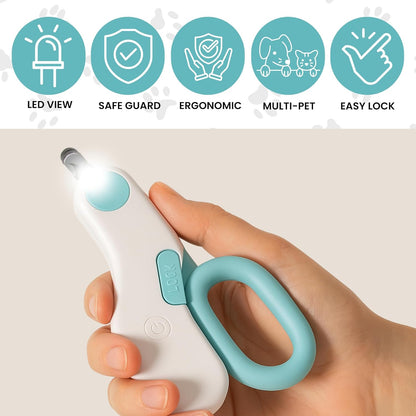 Pet Cavern™ Cat Nail Clipper with LED Light