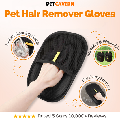 Pet Cavern™ Grooming Gloves