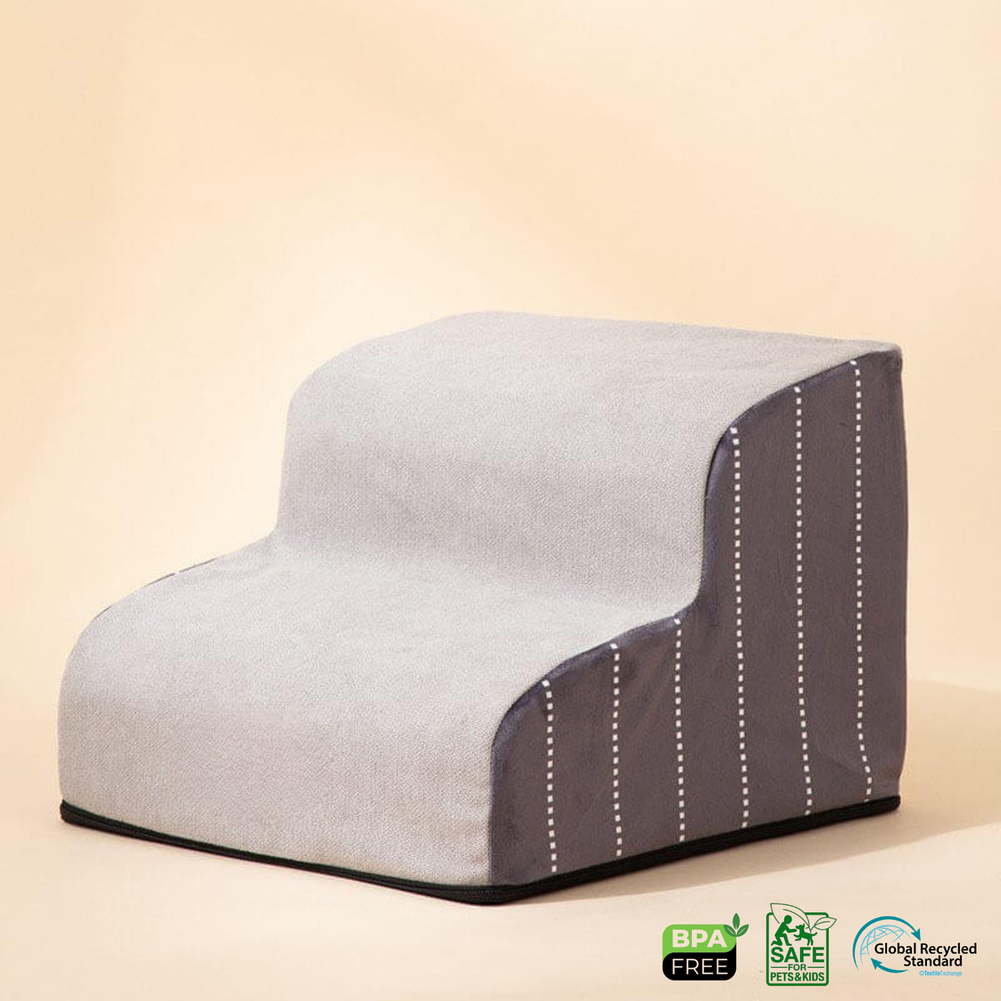 Pet Cavern™ Low Angle Non Slip Memory Foam Dog Cat Pet Stairs