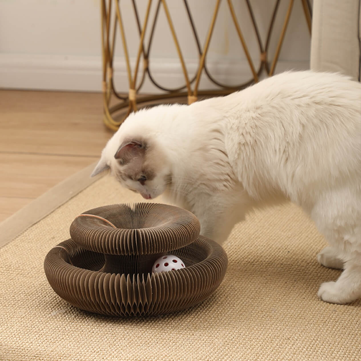 Pet Cavern™ Cordion Cat Scratcher