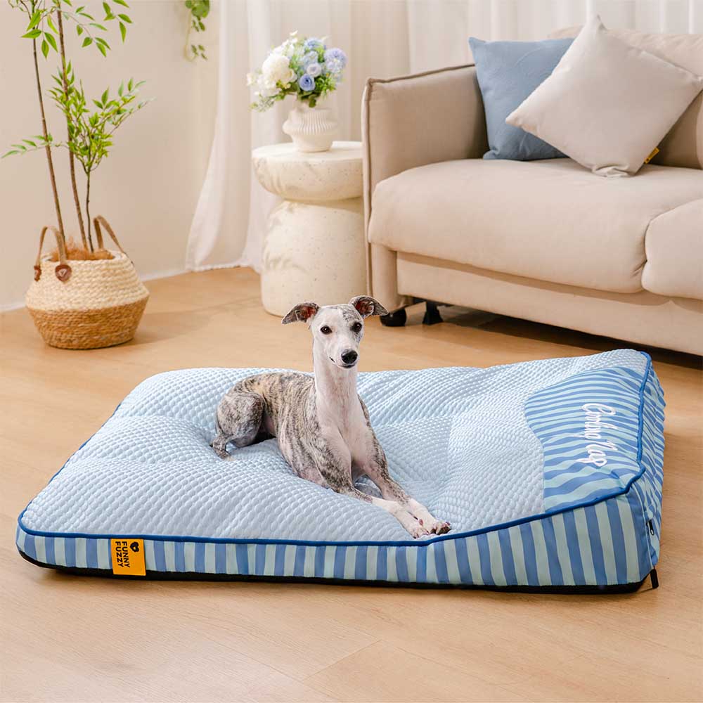 Extra Large Cooling Washable Rectangle Orthopaedic Dog Bed - Cooling Nap