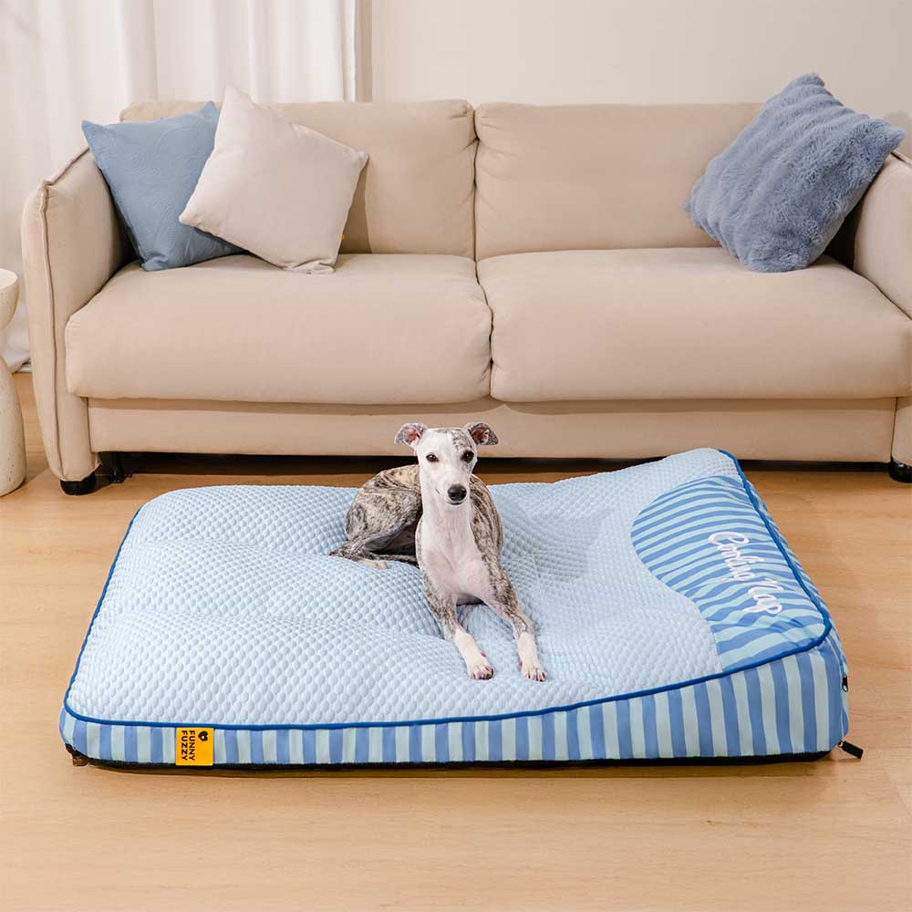 Extra Large Cooling Washable Rectangle Orthopaedic Dog Bed - Cooling Nap