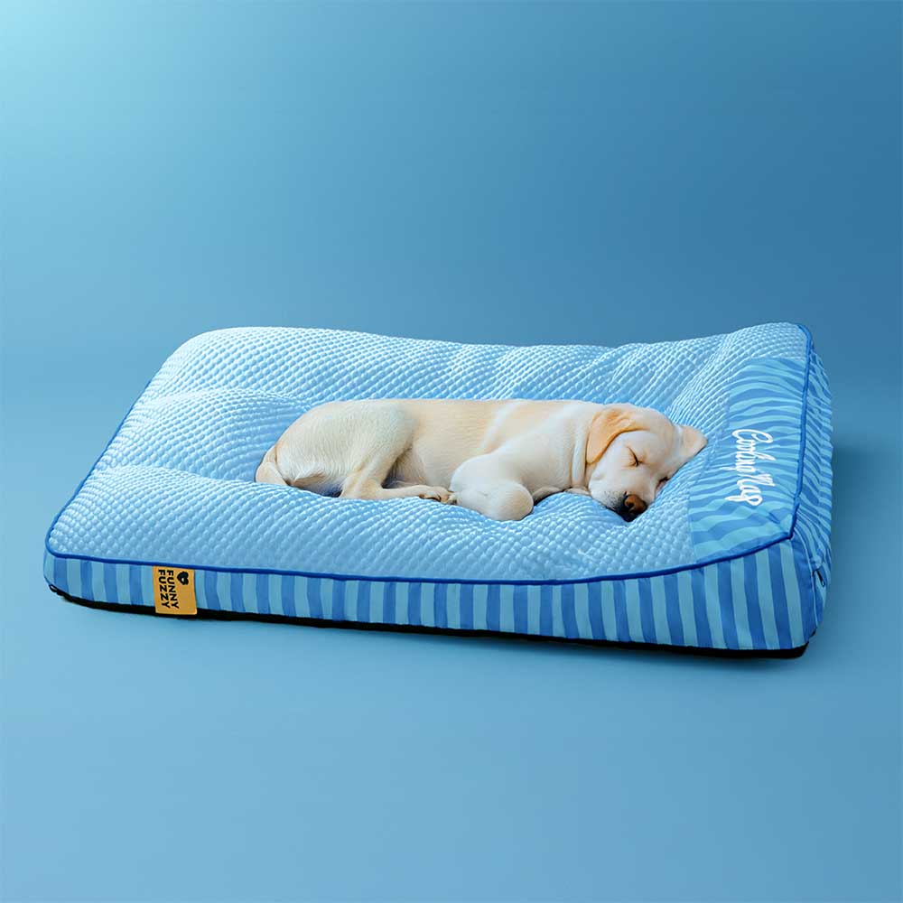 Extra Large Cooling Washable Rectangle Orthopaedic Dog Bed - Cooling Nap
