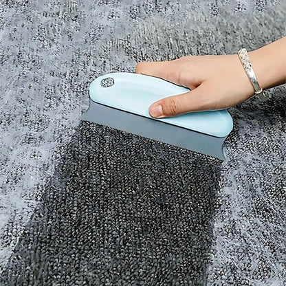 Pet Cavern™ Easy Fur Removal Soft Rubber Dog Cat Pet Hair Remover Brush Grooming