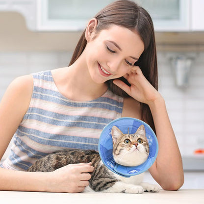 Pet Cavern™ Soft Adjustable Lightweight Cat Cone Collar Pet Care