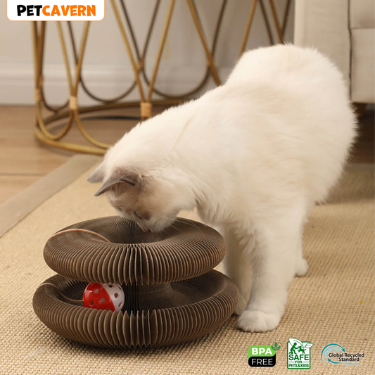 Pet Cavern™ Cordion Cat Scratcher