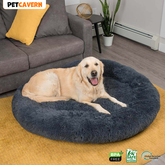 Pet Cavern™ Donut Dog Bed