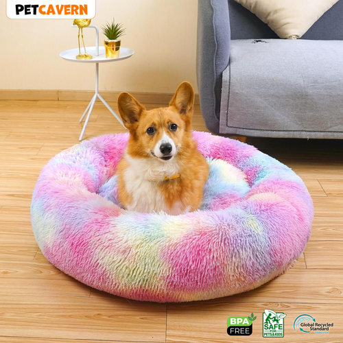 Pet Cavern™ Calming Fluffy Pet Bed