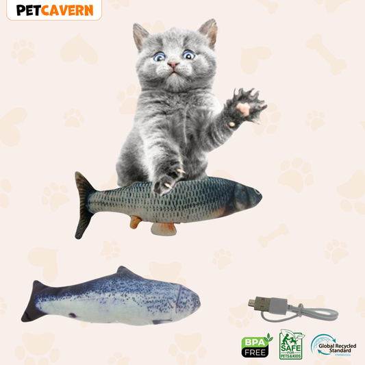 Pet Cavern™ Dancing Fish Cat Toy