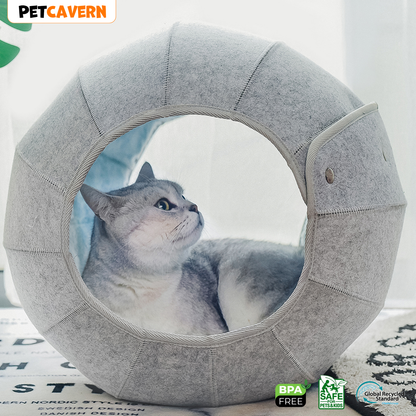 Pet Cavern™ Fordable & Portable Cat Bed