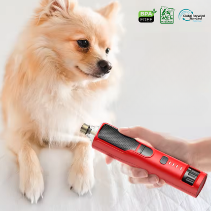 Pet Cavern™ Adjustable Speed Dog Cat Electric Nail Grinder Pet Grooming