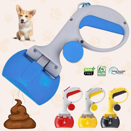 Pet Cavern™ Ergonomic Easy Cleanup Plastic Dog Poop Scooper Cleanup