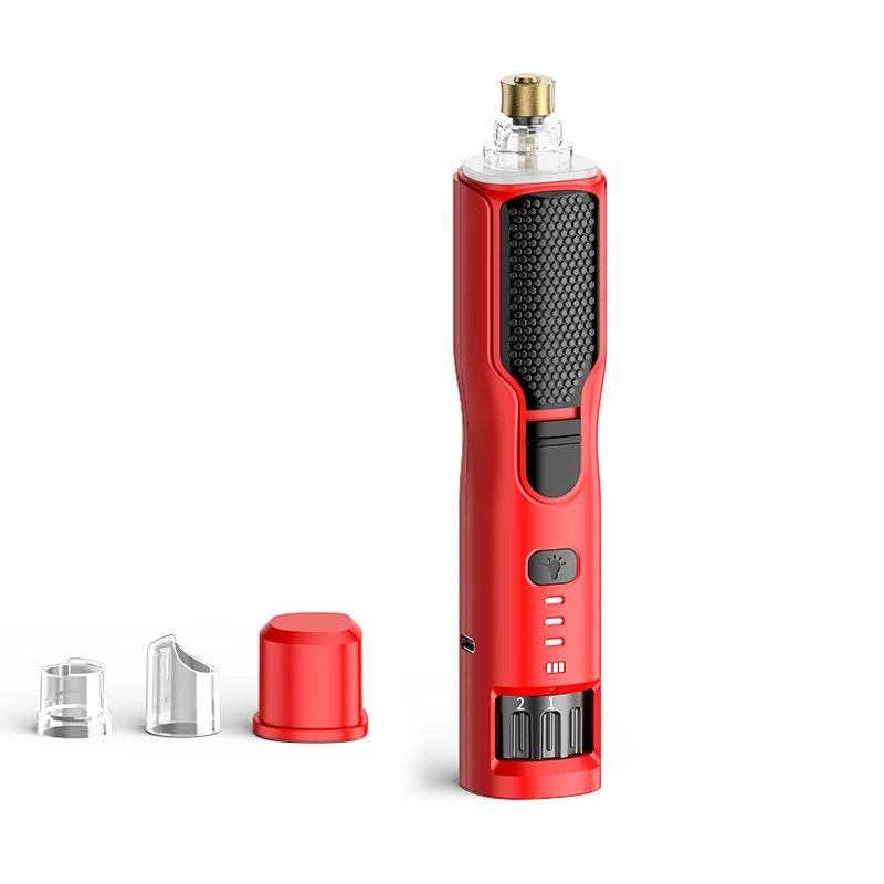 ROJECO Electric Pet Nail Grinder Dog Cat Rechargeable Nail Clippers LED Light Pet Claw Nail Grooming Trimmer Accessories