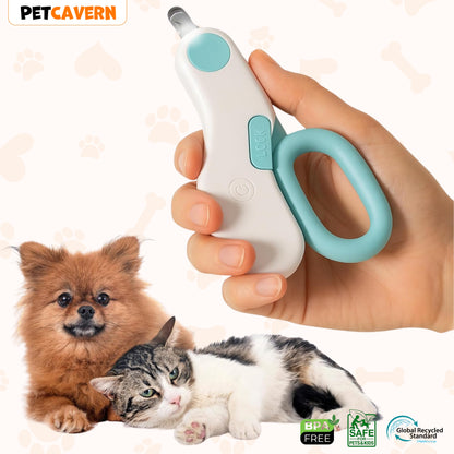 Pet Cavern™ Cat Nail Clipper with LED Light