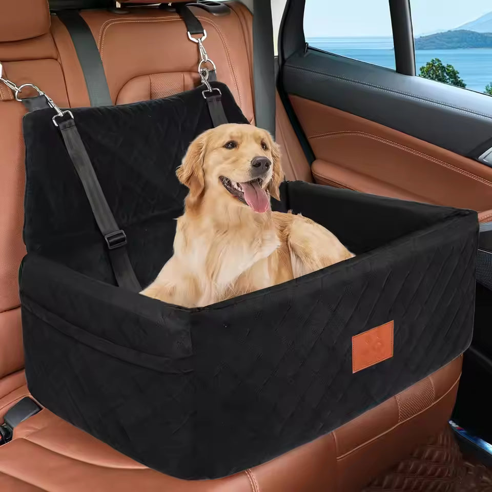Height Boost Travel Cushion Memory Foam Cats Dogs Car Seat Pet Bed