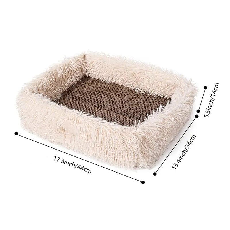 2-in-1 Scratching Cat Bed