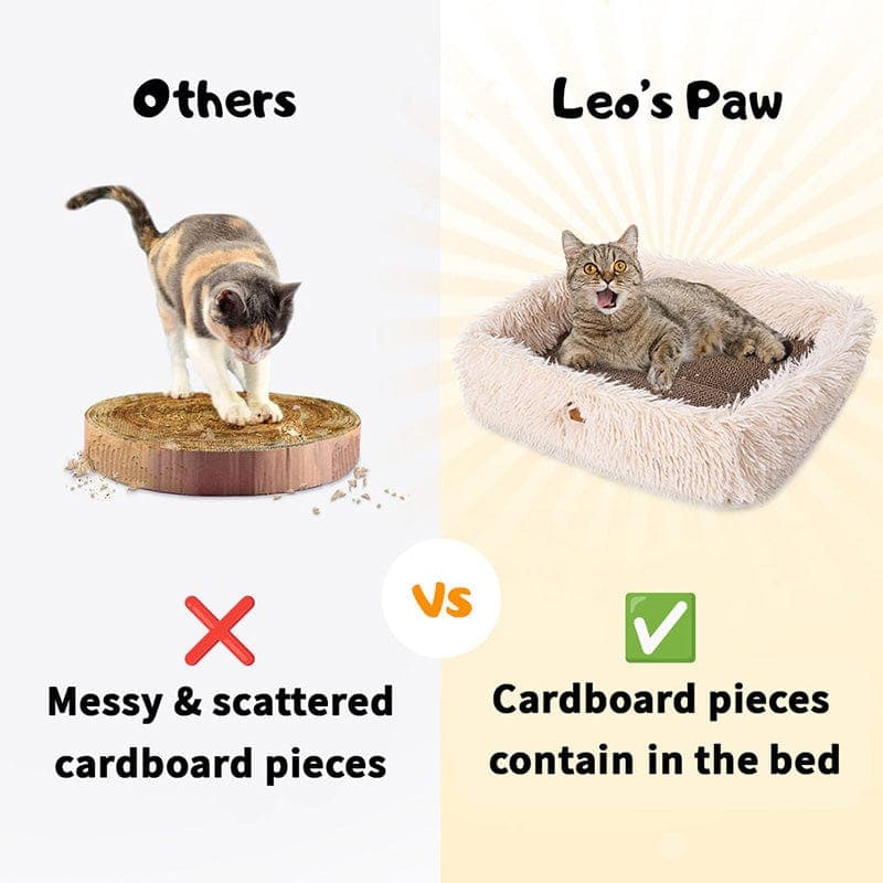 2-in-1 Scratching Cat Bed