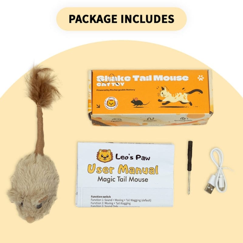 Magic Tail Mouse Cat Toy