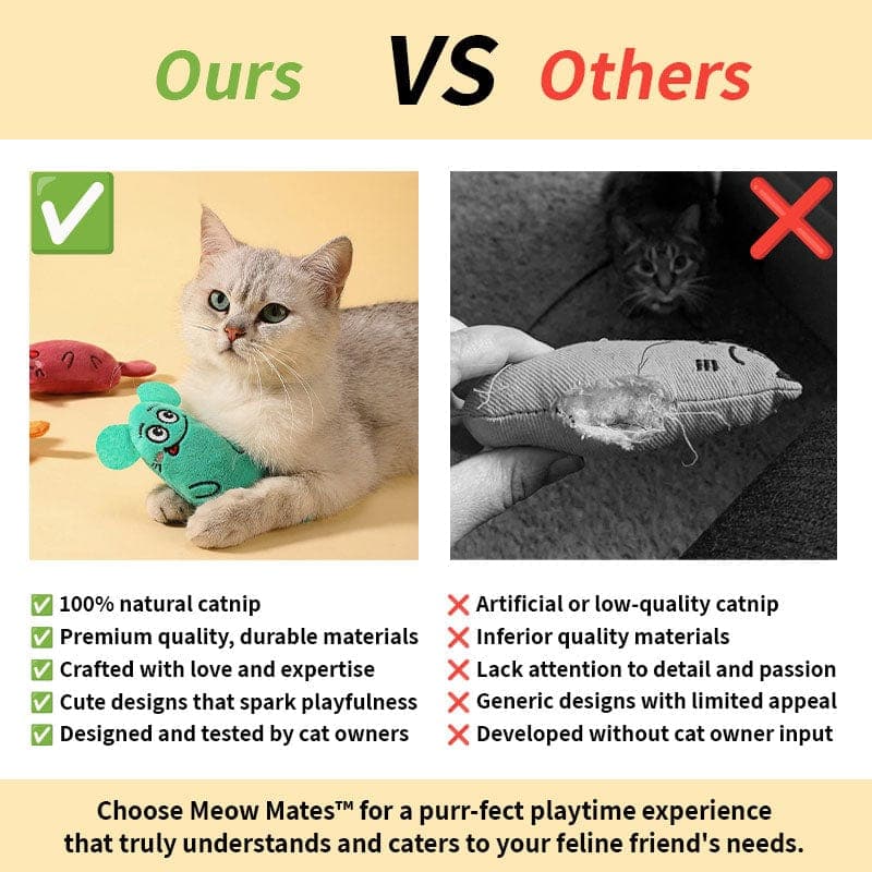 Meow Mates™ 6-Piece Catnip Companion & Play Pack