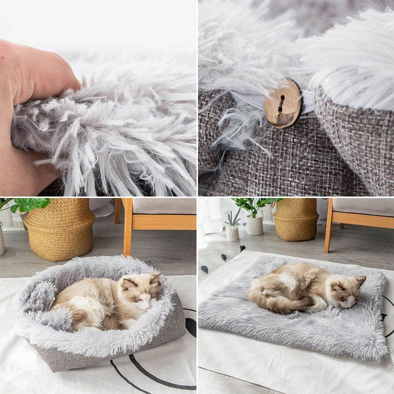 2-in-1 Soothing Cat Bed