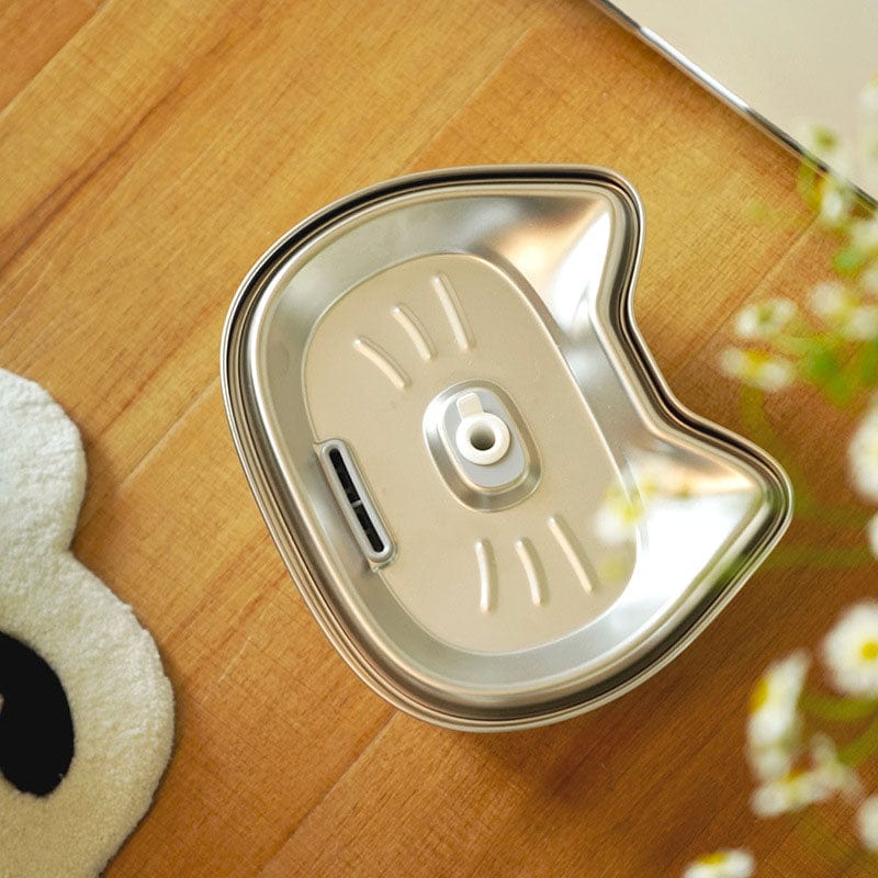 Stainless Steel Cat Water Fountain Bundle