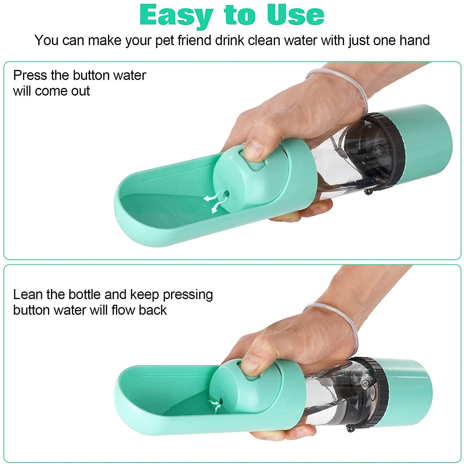 Wendy Pet Shop ™ 2 in 1 Portable Water Bottle - Wendy Pet Shop 